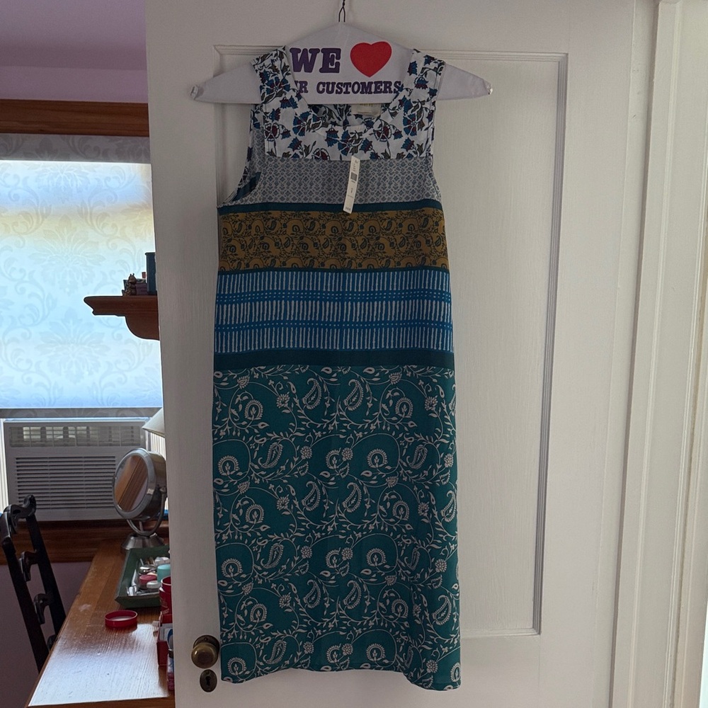NWT Multi Pattern Anthropologie Dress